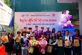 Ngày hội sách UTM 2024: Sách - Hành trình thắp sáng cuộc đời